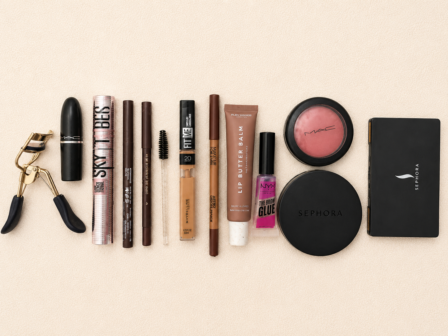 Makeup packed for Iceland