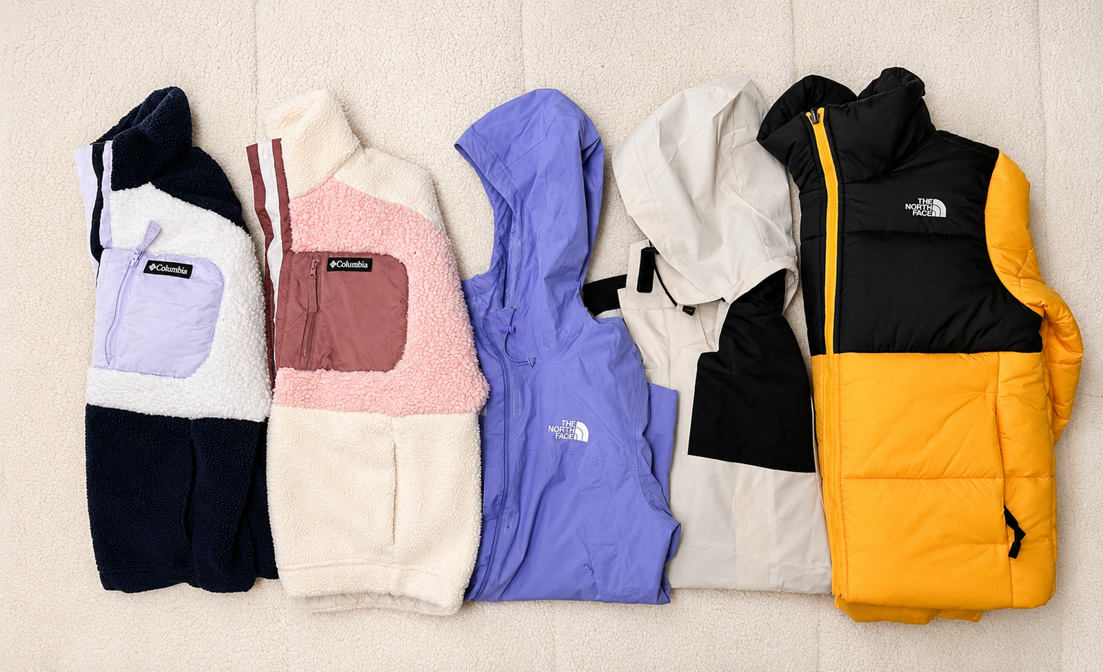 Outerwear packed for Iceland